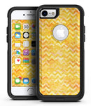 Yellow Basic Watercolor Chevron Pattern - iPhone 7 or 8 OtterBox Case & Skin Kits
