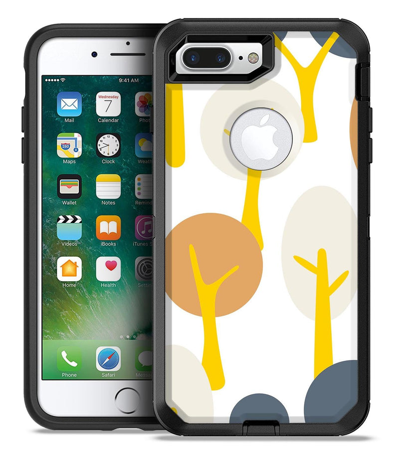 Yellow Cartoon Trees - iPhone 7 Plus/8 Plus OtterBox Case & Skin Kits