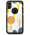 Yellow Cartoon Trees - iPhone X OtterBox Case & Skin Kits