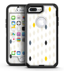 Yellow Gray and Black Droplets - iPhone 7 Plus/8 Plus OtterBox Case & Skin Kits