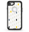 Yellow Gray and Black Droplets - iPhone 7 or 8 OtterBox Case & Skin Kits