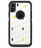 Yellow Gray and Black Droplets - iPhone X OtterBox Case & Skin Kits