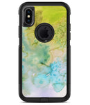 Yellow Green 197 Absorbed Watercolor Texture - iPhone X OtterBox Case & Skin Kits