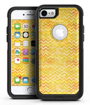 Yellow Multi Watercolor Chevron - iPhone 7 or 8 OtterBox Case & Skin Kits