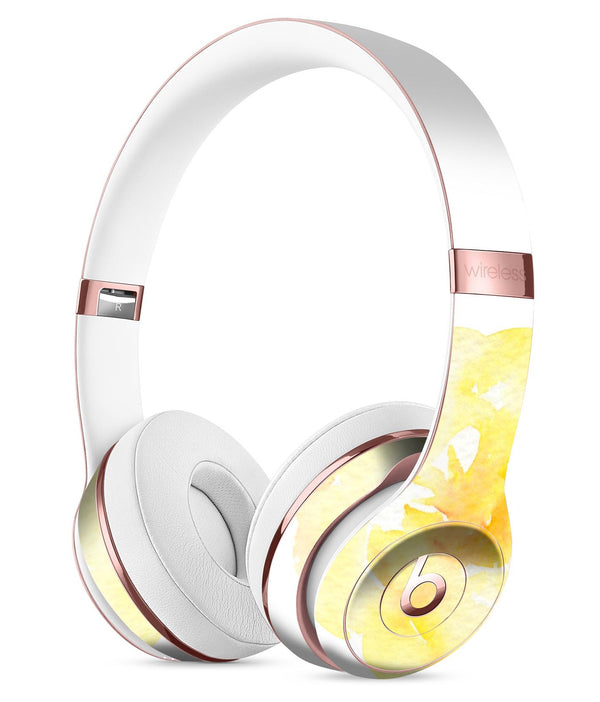 Yellow Orange Watercolored Hibiscus Full-Body Skin Kit for the Beats by Dre Solo 3 Wireless Headphones