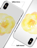 Yellow Orange Watercolored Hibiscus - iPhone X Clipit Case