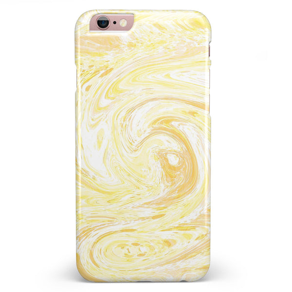 Yellow Slate Marble Surface V21 iPhone 6/6s or 6/6s Plus INK-Fuzed Case