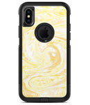 Yellow Slate Marble Surface V21 - iPhone X OtterBox Case & Skin Kits