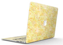 Yellow Textured Triangle Pattern - MacBook Air Skin Kit