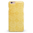 Yellow Vertical Damask Pattern iPhone 6/6s or 6/6s Plus INK-Fuzed Case
