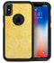 Yellow Vertical Damask Pattern - iPhone X OtterBox Case & Skin Kits