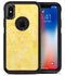 Yellow Watercolor Cross Hatch - iPhone X OtterBox Case & Skin Kits