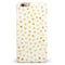 Yellow Watercolor Dots over White iPhone 6/6s or 6/6s Plus INK-Fuzed Case