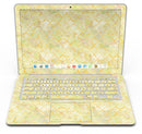 Yellow Watercolor Quatrefoil - MacBook Air Skin Kit
