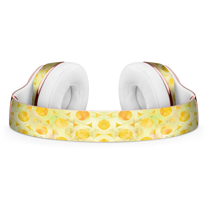 Yellow Watercolor Ring Pattern Full-Body Skin Kit for the Beats by Dre Solo 3 Wireless Headphones