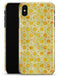 Yellow Watercolor Ring Pattern - iPhone X Clipit Case
