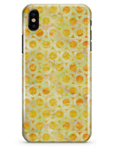 Yellow Watercolor Ring Pattern - iPhone X Clipit Case