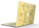 Yellow Watercolor Stripes - MacBook Air Skin Kit