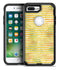 Yellow Watercolor Stripes - iPhone 7 or 7 Plus Commuter Case Skin Kit