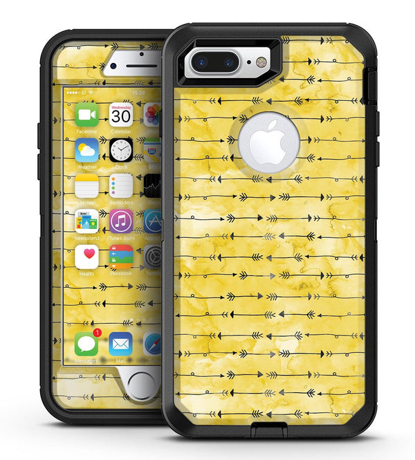 Yellow and Black Tribal Arrow Pattern - iPhone 7 Plus/8 Plus OtterBox Case & Skin Kits