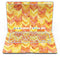 Yellow and Orange Watercolor Chevron Pattern - MacBook Air Skin Kit