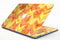 Yellow and Orange Watercolor Chevron Pattern - MacBook Air Skin Kit