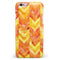 Yellow and Orange Watercolor Chevron Pattern iPhone 6/6s or 6/6s Plus INK-Fuzed Case