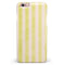Yellow and White Verticle Stripes iPhone 6/6s or 6/6s Plus INK-Fuzed Case
