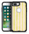 Yellow and White Verticle Stripes - iPhone 7 Plus/8 Plus OtterBox Case & Skin Kits