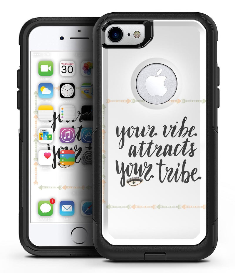 Your Vibe Attracts Your Tribe - iPhone 7 or 8 OtterBox Case & Skin Kits