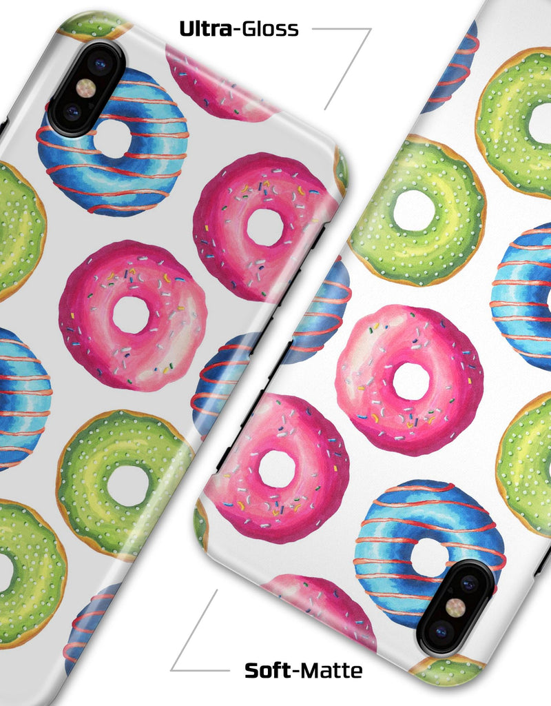 Yummy Colored Donut Galore - iPhone X Clipit Case