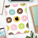 Yummy Colored Donuts - Full Body Skin Decal for the Apple iPad Pro 12.9", 11", 10.5", 9.7", Air or Mini (All Models Available)