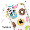 Yummy Colored Donuts - Skin-Kit compatible with the Apple iPhone 12, 12 Pro Max, 12 Mini, 11 Pro or 11 Pro Max (All iPhones Available)