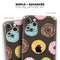 Yummy Colored Donuts v2 - Skin-Kit compatible with the Apple iPhone 12, 12 Pro Max, 12 Mini, 11 Pro or 11 Pro Max (All iPhones Available)