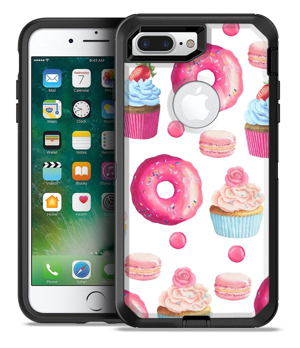 Yummy Galore Bakery Treats - iPhone 7 or 7 Plus Commuter Case Skin Kit