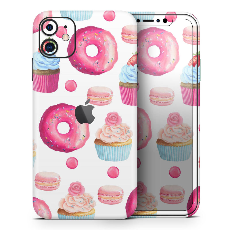 Yummy Galore Bakery Treats - Skin-Kit compatible with the Apple iPhone 12, 12 Pro Max, 12 Mini, 11 Pro or 11 Pro Max (All iPhones Available)