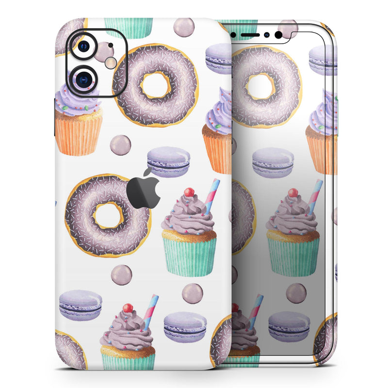 Yummy Galore Bakery Treats v3 - Skin-Kit compatible with the Apple iPhone 12, 12 Pro Max, 12 Mini, 11 Pro or 11 Pro Max (All iPhones Available)