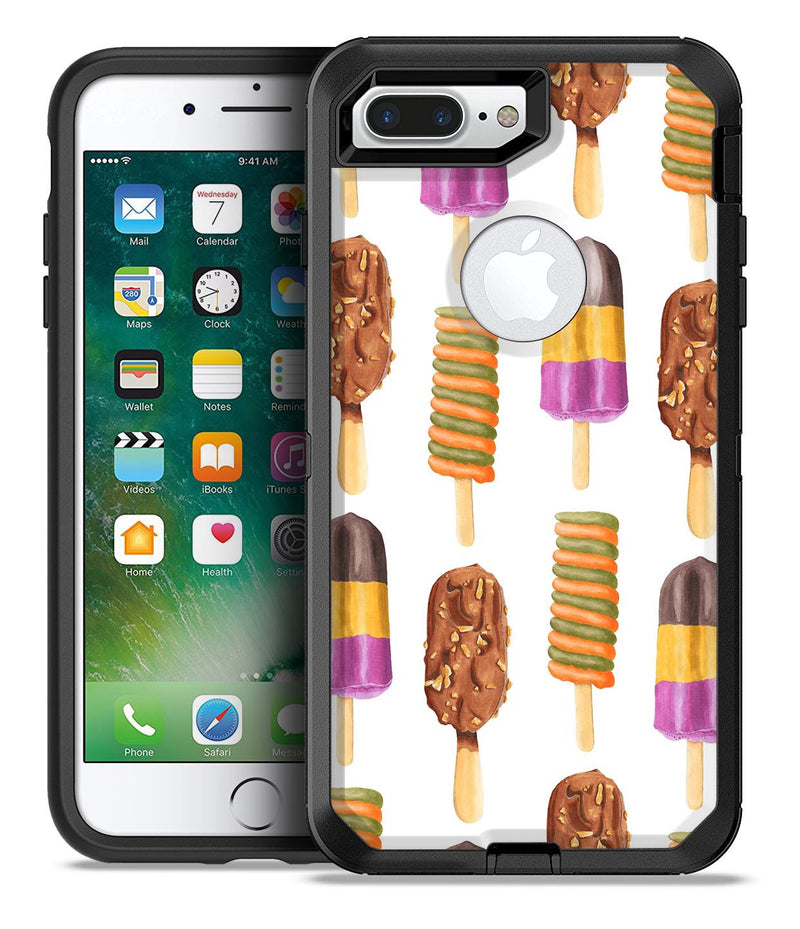 Yummy Galore Ice Cream Treats - iPhone 7 or 7 Plus Commuter Case Skin Kit