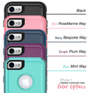 Rainbow Leopard Sherbert - iPhone 7 or 7 Plus Commuter Case Skin Kit