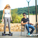 The Fashion Mustache Variety On White Full-Body Skin Set for the Smart Drifting SuperCharged iiRov HoverBoard