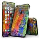 Abstract Bright Primary and Secondary Colored Oil Painting - Skin Kit for the iPhone 7 or 7 Plus, 6 or 6s Plus, 5/5s/SE, 5c & More