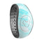 Bright Blue Textured Marble - Decal Skin Wrap Kit for the Disney Magic Band