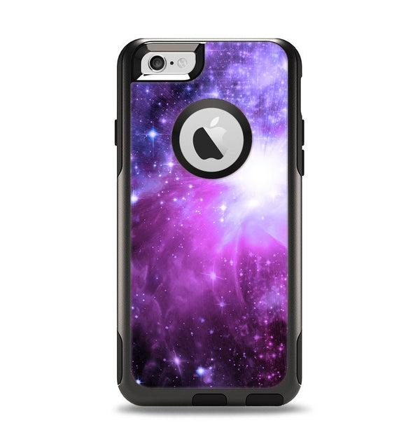 The Violet Glowing Nebula Apple iPhone OtterBox Case Skin-Kit