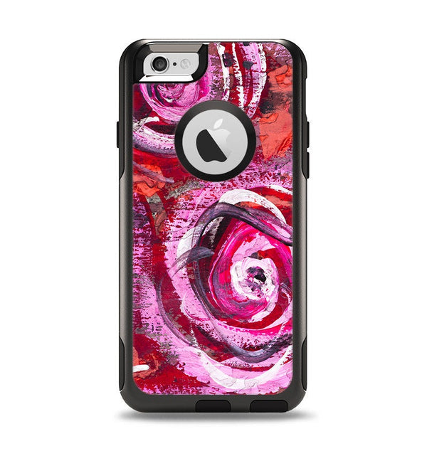 The Watercolor Bright Pink Floral Apple iPhone OtterBox Case Skin-Kit