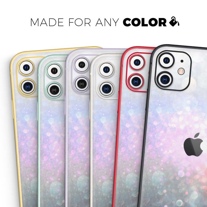 unfocused Multicolor Glowing Orbs of Light - Skin-Kit compatible with the Apple iPhone 12, 12 Pro Max, 12 Mini, 11 Pro or 11 Pro Max (All iPhones Available)